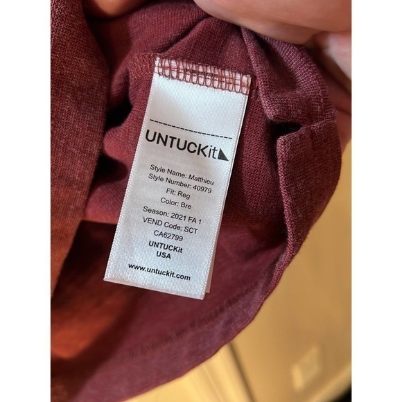 Untuckit Heavyweight‎ Long-Sleeve Polo - Picture 4 of 8